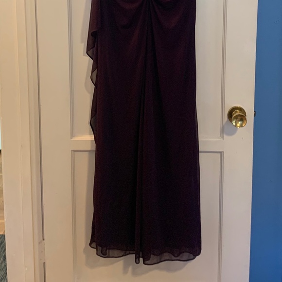 Dark Purple Beaded Gown - Picture 7 of 14